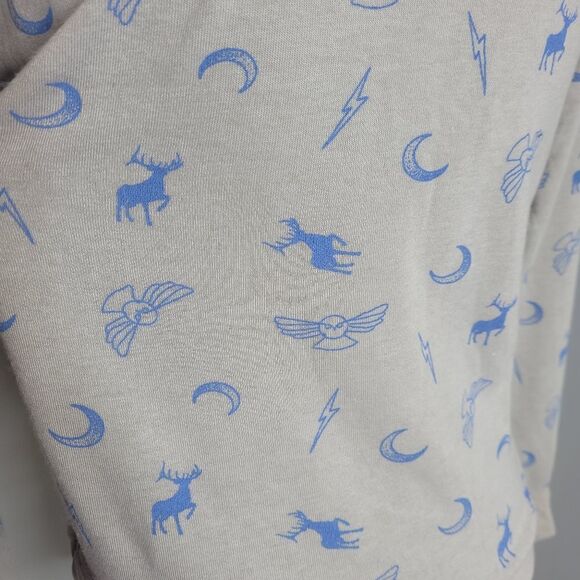 NWT HARRY POTTER printed envelope long sleeve crew neck top S - Picture 5 of 9